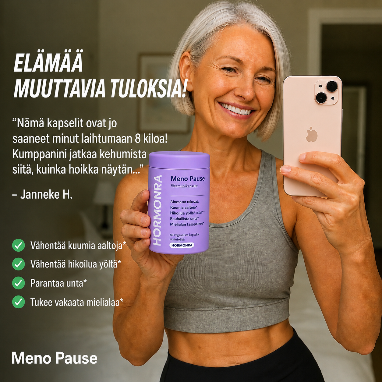 Hormonra Menopaussin Laihdutuskapselit™