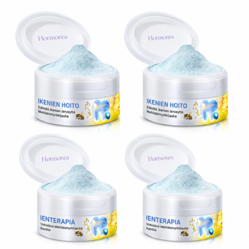 Hormonra® 𝑭𝒐𝒄𝒖𝒔𝒔𝒎𝒊𝒍𝒆 – Mehiläismyrkkyä sisältävä suunhoitojauhe 🦷🦷