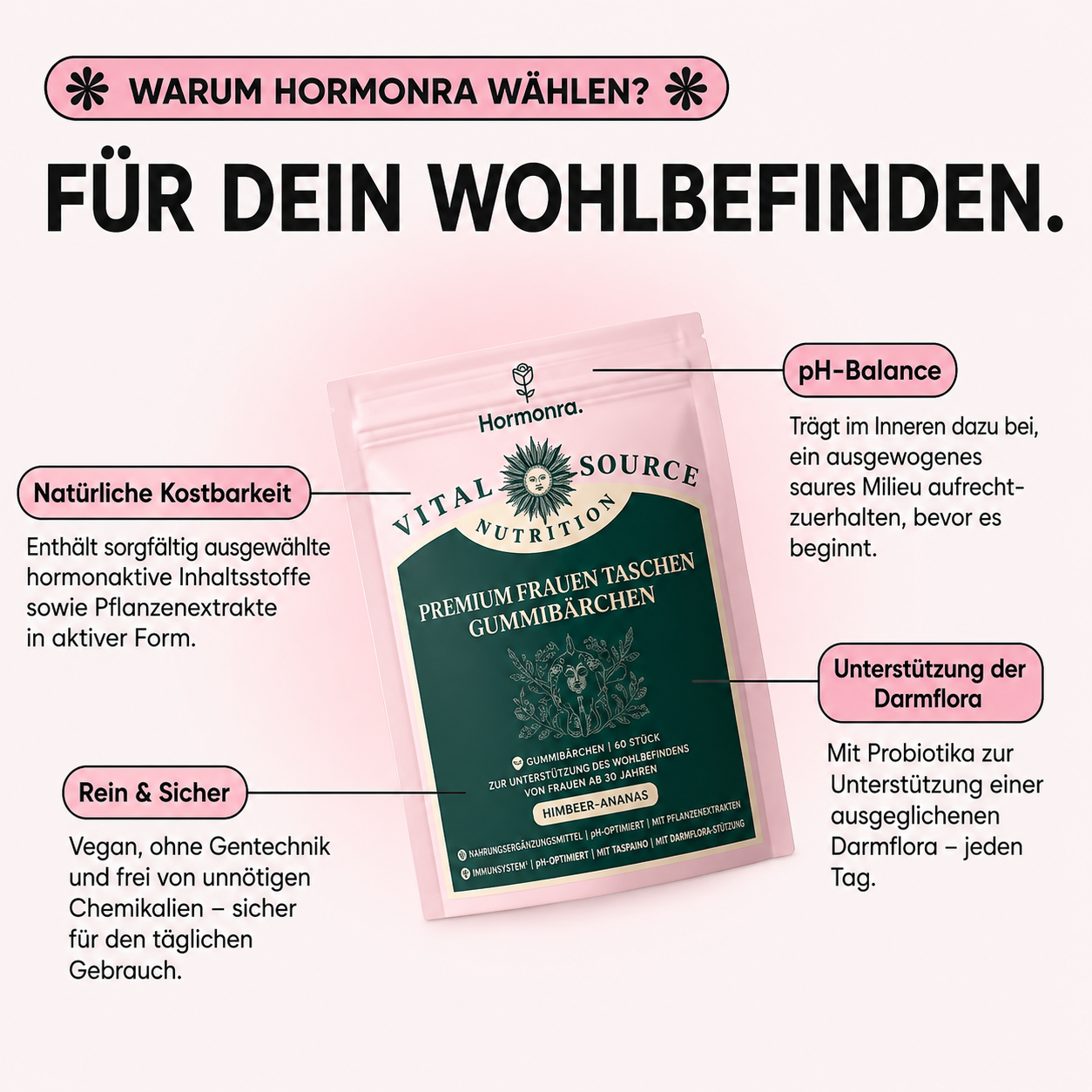 Hormonra Feminine Balance Gummis™